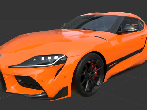 Toyota Supra GR 2025 3D Model