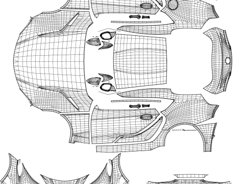 Toyota Supra GR 2025 3D Modell