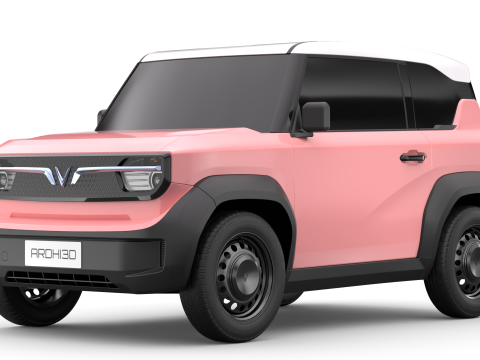 Vinfast VF3 2025 Modello 3D