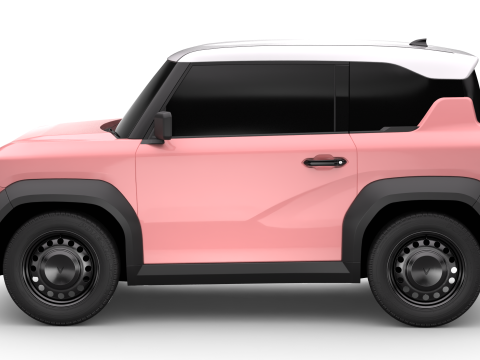 Vinfast VF3 2025 Modello 3D