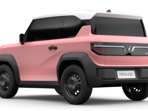 Vinfast VF3 2025 Modello 3D