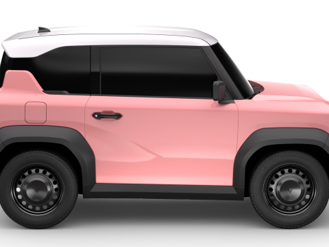 Vinfast VF3 2025 Modello 3D