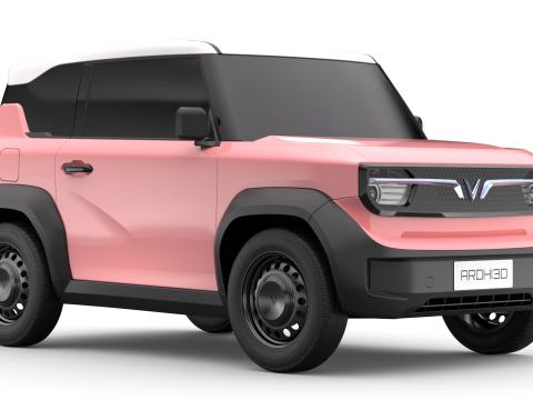 Vinfast VF3 2025 Modello 3D