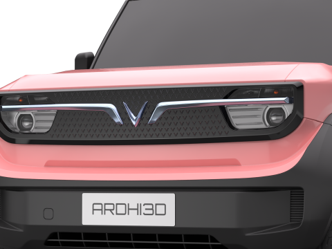 Vinfast VF3 2025 Modello 3D