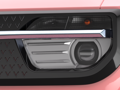 Vinfast VF3 2025 Modello 3D