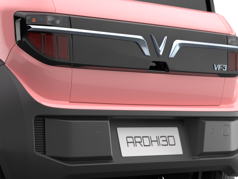 Vinfast VF3 2025 Modello 3D