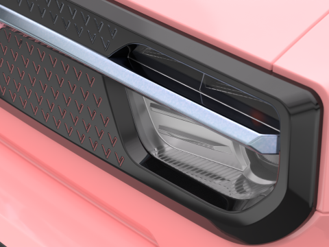 Vinfast VF3 2025 Modello 3D