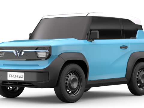 Vinfast VF3 2025 Modello 3D