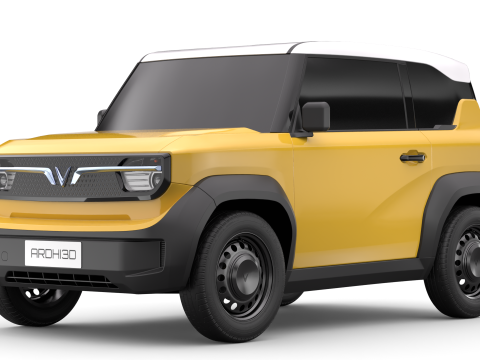 Vinfast VF3 2025 Modello 3D