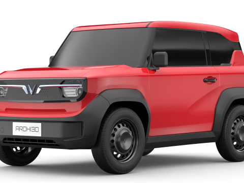 Vinfast VF3 2025 Modello 3D