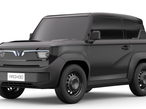 Vinfast VF3 2025 Modello 3D