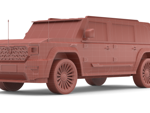 Maung Garuda 3D Model