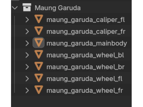 Maung Garuda 3D Model