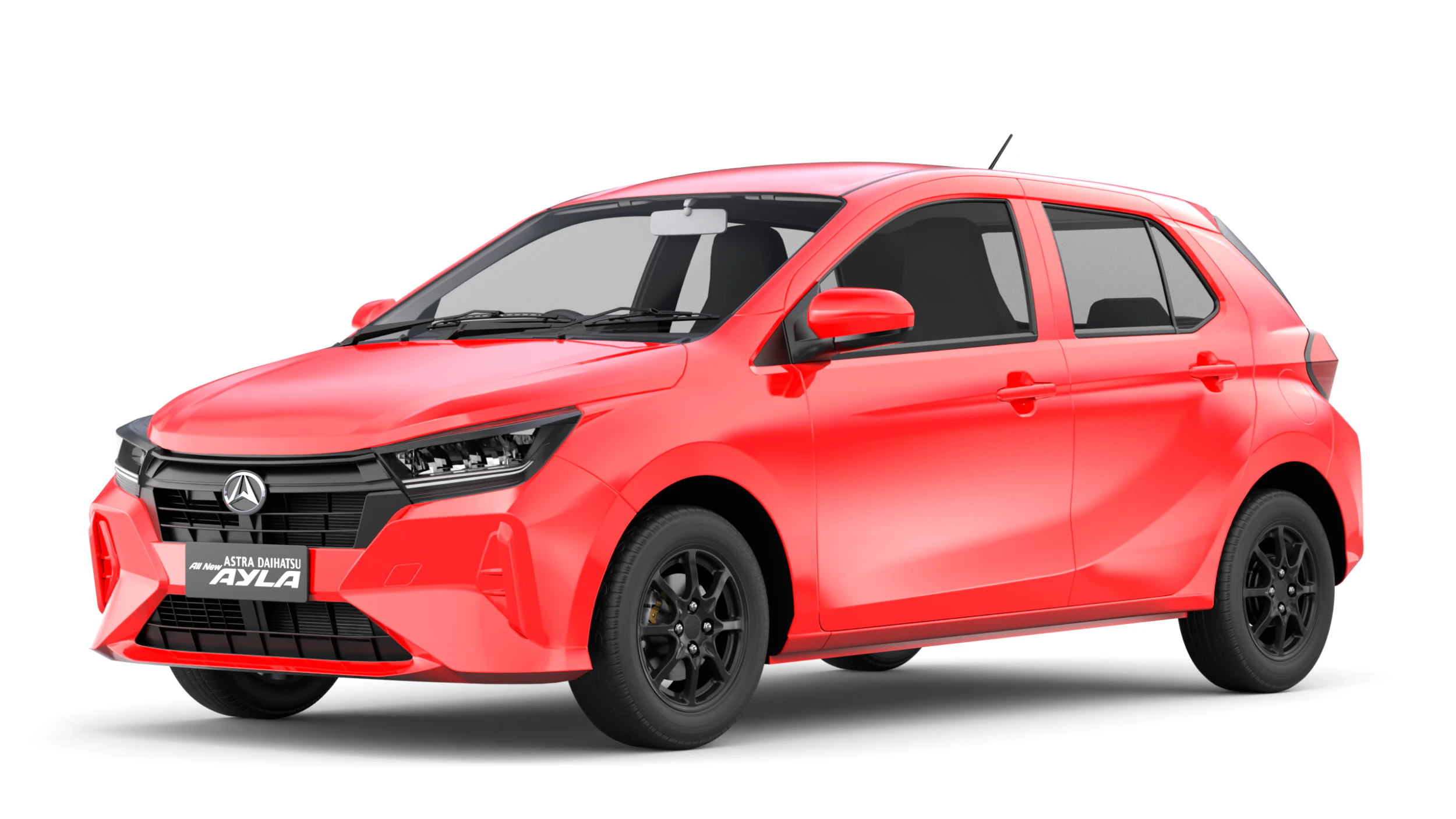 Daihatsu Ayla 2023 3D Model .c4d .max .obj .3ds .fbx .stl .blend 