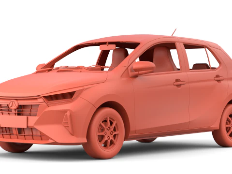 Daihatsu Ayla 2023 3D Model
