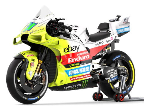 MotoGP Ducati Desmosedici GP - 2025 Pertamina Enduro Livery Modelo 3D