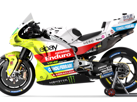MotoGP Ducati Desmosedici GP - 2025 Pertamina Enduro Livery Modelo 3D