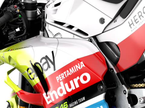 MotoGP Ducati Desmosedici GP - 2025 Pertamina Enduro Livery Modelo 3D