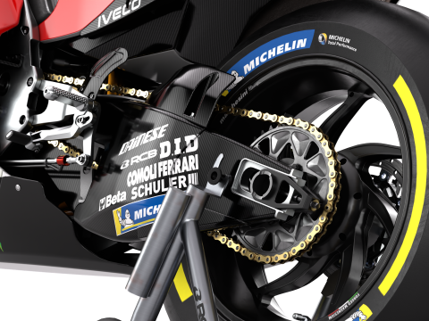 MotoGP Ducati Desmosedici GP - 2025 Pertamina Enduro Livery Modelo 3D