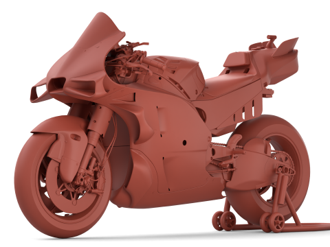 MotoGP Ducati Desmosedici GP - 2025 Pertamina Enduro Livery Modelo 3D