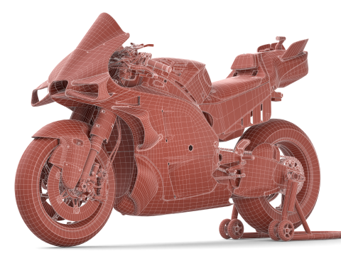 MotoGP Ducati Desmosedici GP - 2025 Pertamina Enduro Livery Modelo 3D