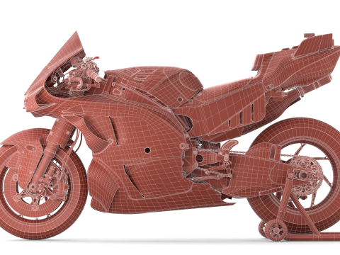 MotoGP Ducati Desmosedici GP - 2025 Pertamina Enduro Livery Modelo 3D