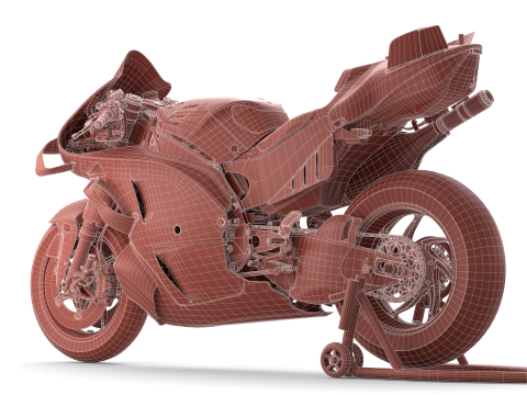 MotoGP Ducati Desmosedici GP - 2025 Pertamina Enduro Livery Modelo 3D