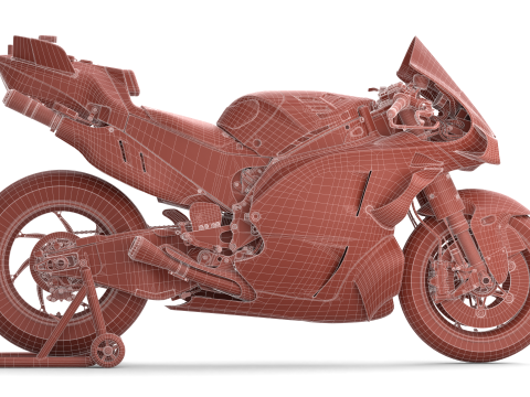 MotoGP Ducati Desmosedici GP - 2025 Pertamina Enduro Livery Modelo 3D