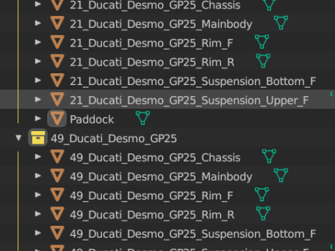 MotoGP Ducati Desmosedici GP - 2025 Pertamina Enduro Livery Modelo 3D