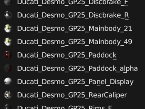 MotoGP Ducati Desmosedici GP - 2025 Pertamina Enduro Livery Modelo 3D