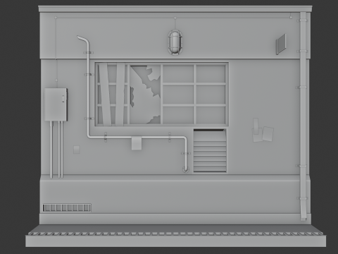 BrickVent 实用墙 3D 模型