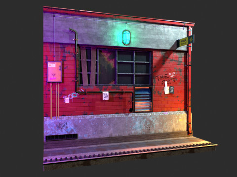 BrickVent Yardımcı Duvar 3D Model