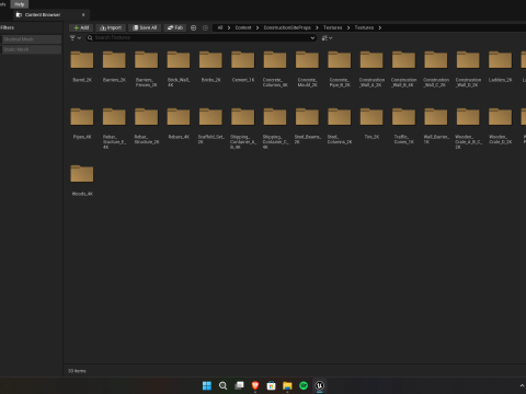 Construction Site Props 3D Model