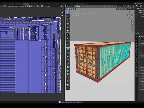 Construction Site Props 3D Model