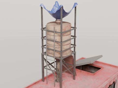 Транспортний контейнер Будинок Реквізит 3D Модель