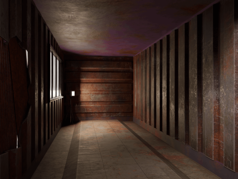 Транспортний контейнер Будинок Реквізит 3D Модель