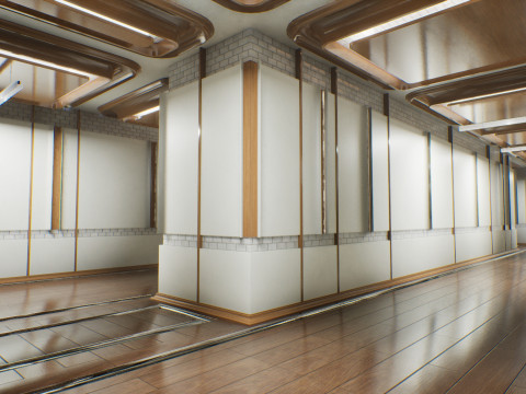 Modular Modern Interior 3D Model