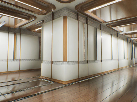 Modular Modern Interior 3D Model