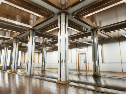 Modular Modern Interior 3D Model