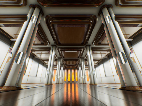 Modular Modern Interior 3D Model