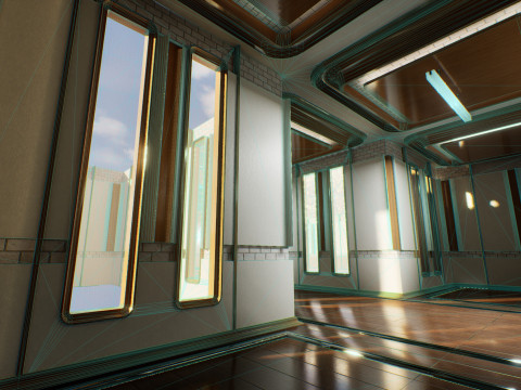 Modular Modern Interior 3D Model