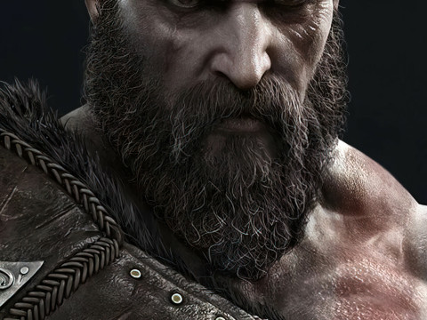 Bust Kratos god of war 3d print model 3D Print Model