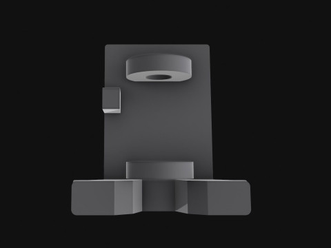 Hyundai Tucson stuurvolumeknop 3D printmodel