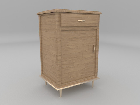 Nachttisch 3D Modell