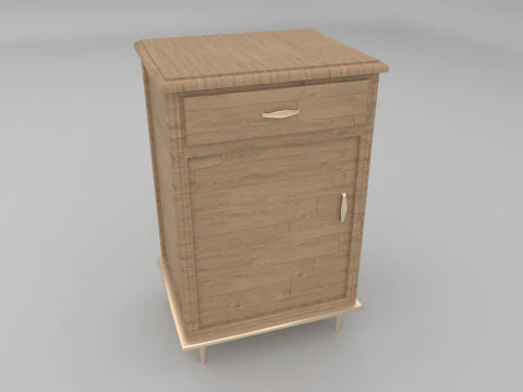 Bed-side table 3D Model