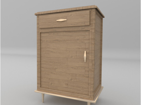 Nachttisch 3D Modell