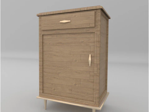 Bed-side table 3D Model