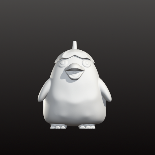 चिहिरो डक पोलिटोस 3D प्रिंट मॉडल .c4d .max .obj .3ds .fbx .stl .blend 