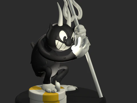 Demon CUPHEAD 3D Print Model