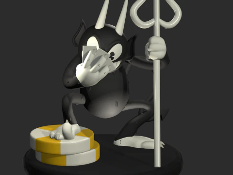 Demon CUPHEAD 3D Print Model